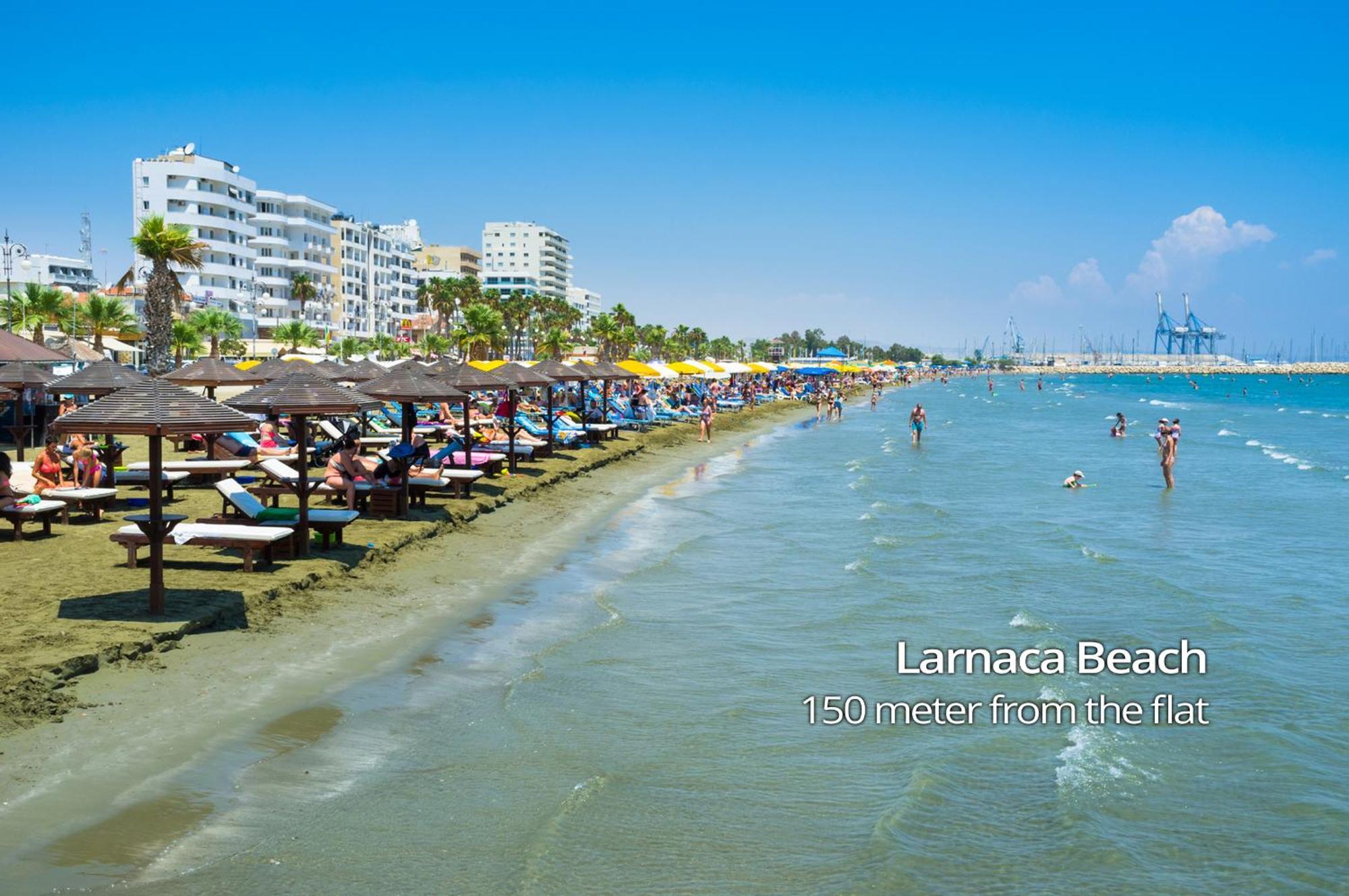 Paradise Palms Seaview Apartment 라르나카 외부 사진